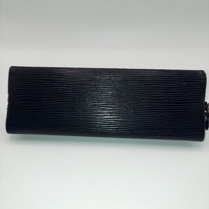 LOUIS VUITTON LV Trousse Crayons Pen Cosmetic Case Epi Leather Black France